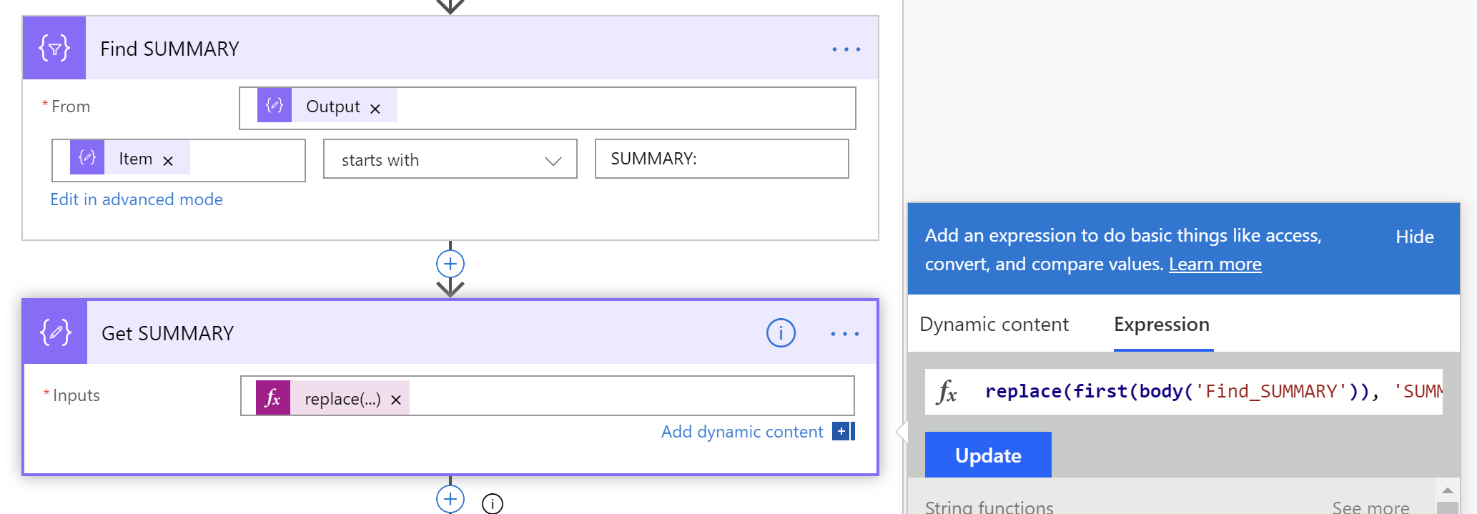 Getting Summary